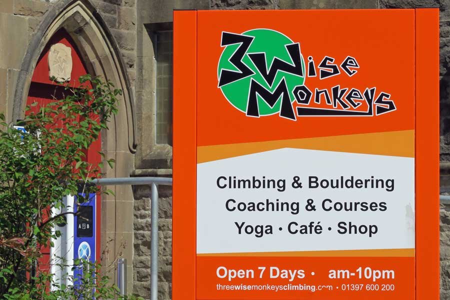Three Wise Monkeys Climbing in Fort William