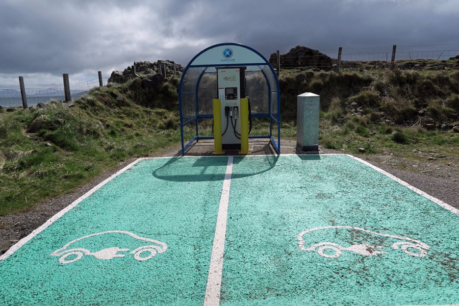 Electric Vehicle Rapid Charger in Kilchoan