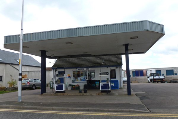 Johnston Bros Filling Station at Mallaig