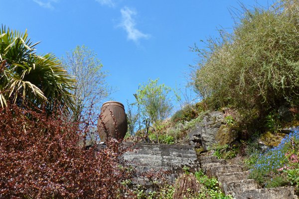 Looking back in the Rockery, Ardtornish Gardens