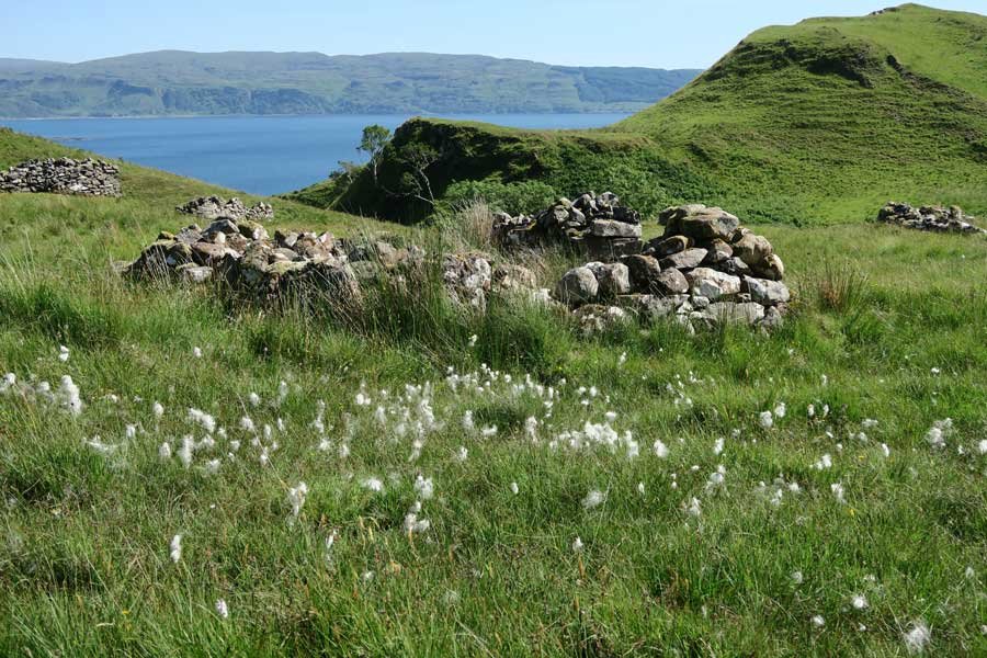Bourblaige cleared settlment on the Ardnamurchan Peninsula