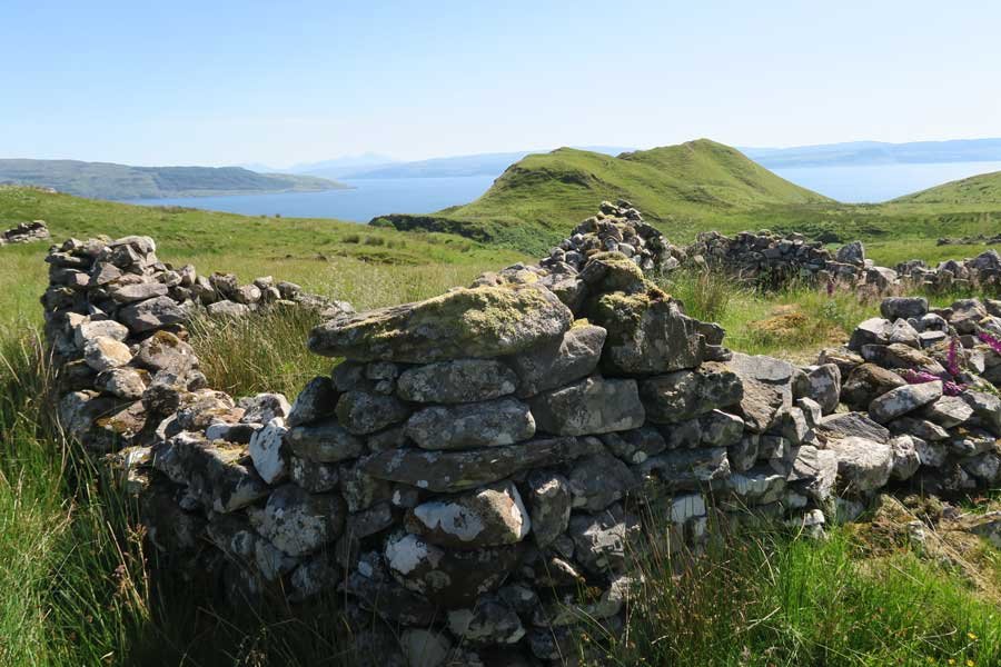 Bourblaige cleared settlment on the Ardnamurchan Peninsula