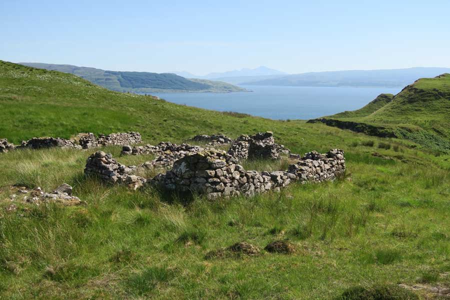 Bourblaige cleared settlment on the Ardnamurchan Peninsula