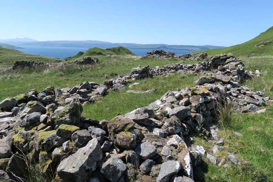 Bourblaige cleared settlment on the Ardnamurchan Peninsula
