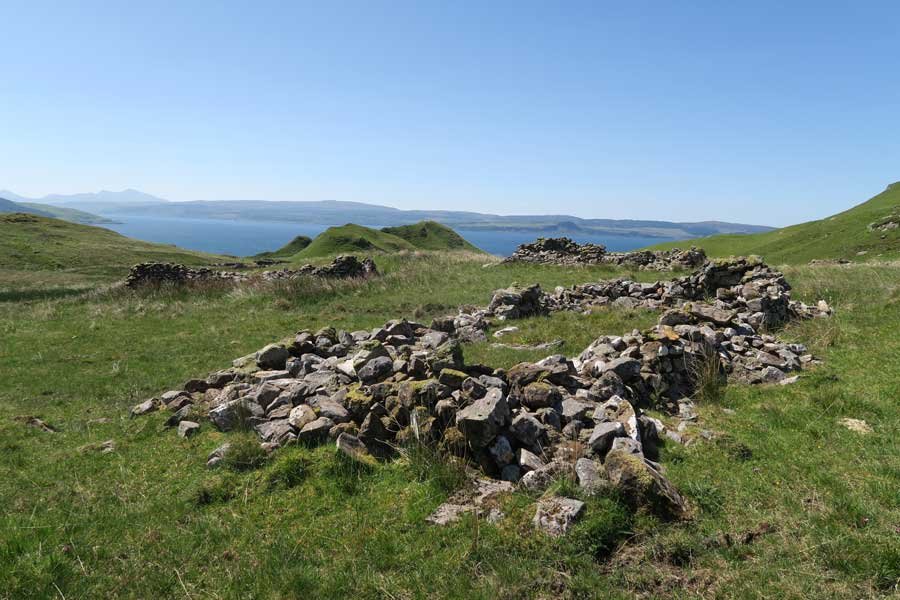Bourblaige cleared settlment on the Ardnamurchan Peninsula