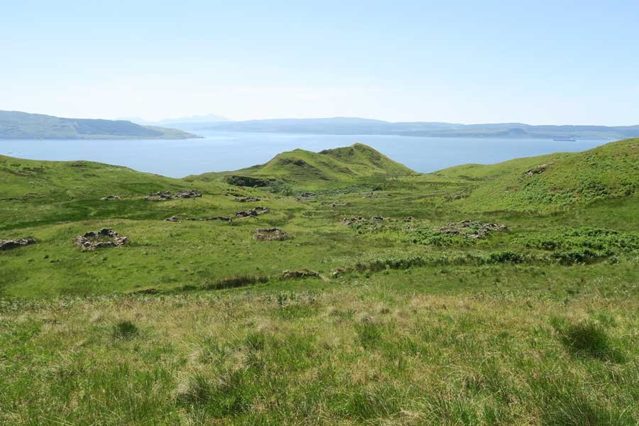 Bourblaige cleared settlment on the Ardnamurchan Peninsula