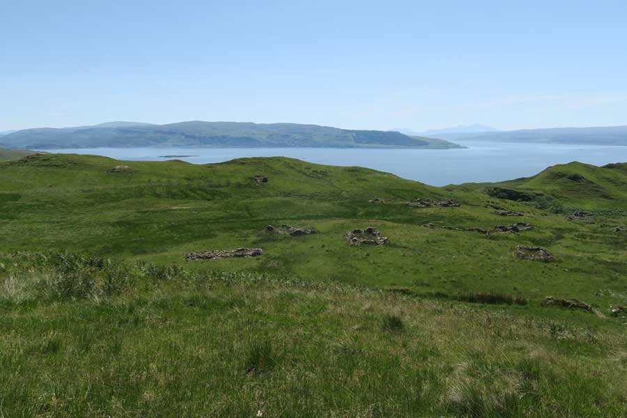 Bourblaige cleared settlment on the Ardnamurchan Peninsula