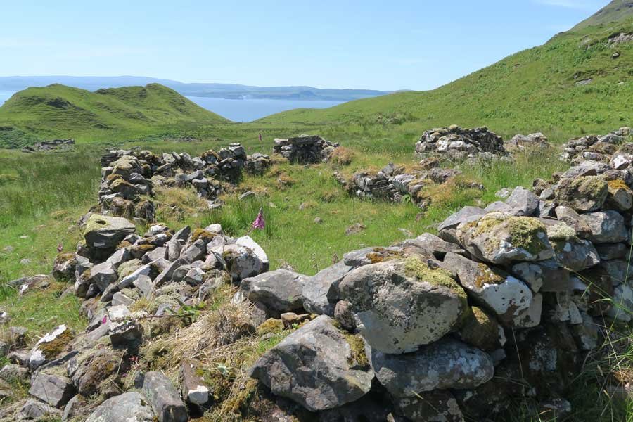 Bourblaige cleared settlment on the Ardnamurchan Peninsula