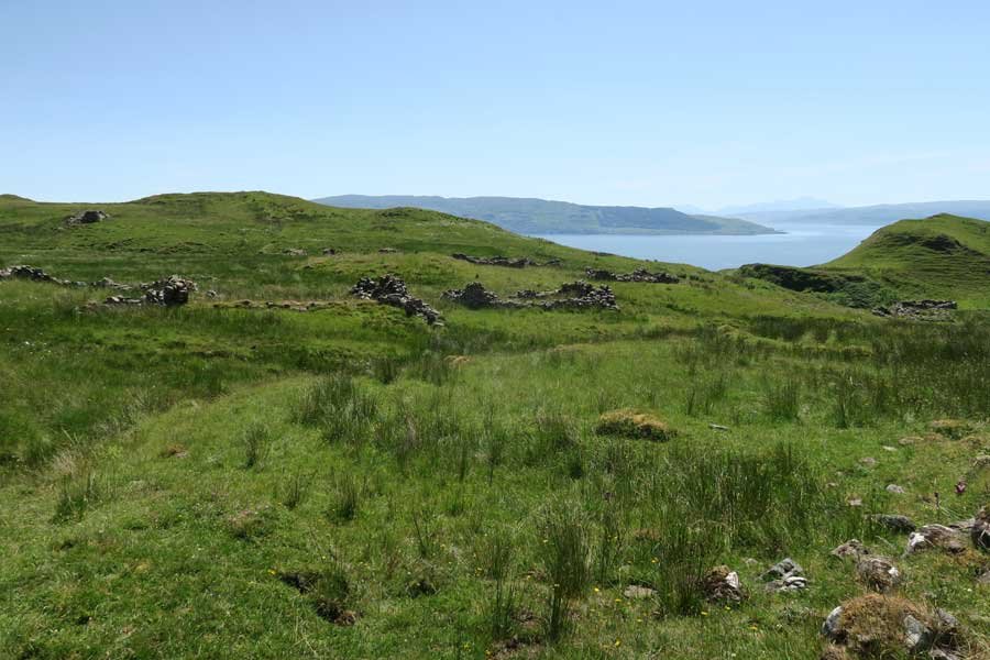 Bourblaige cleared settlment on the Ardnamurchan Peninsula
