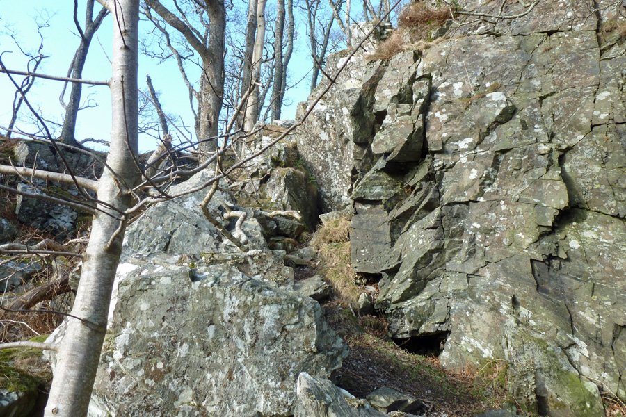 The path to Prince Charlie's cave