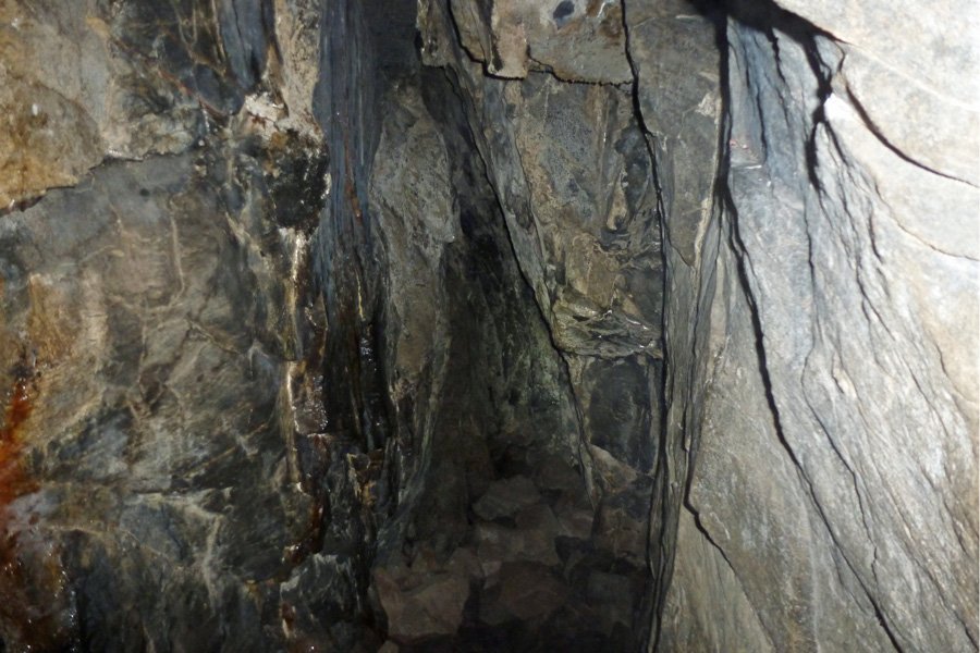 The inner chamber of Prince Charlie's cave