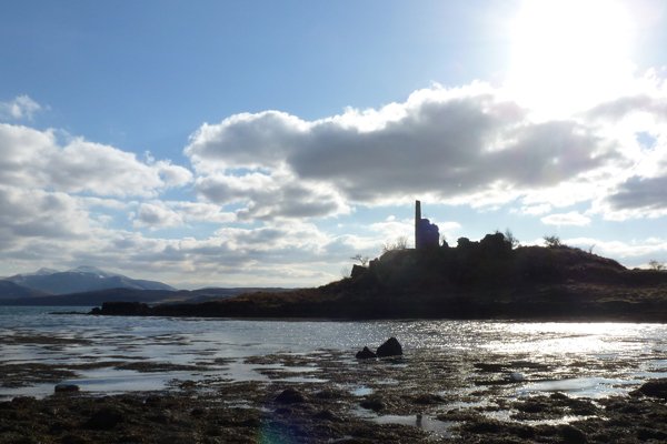 Caisteal Nan Con on its rocky promontory