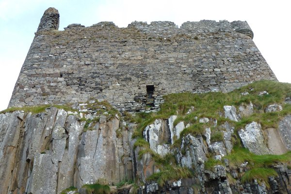 Mingary Castle seen from below