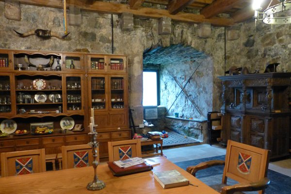 The Great Hall in Castle Stalker