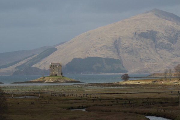 Castle Stalker - a picture postcard