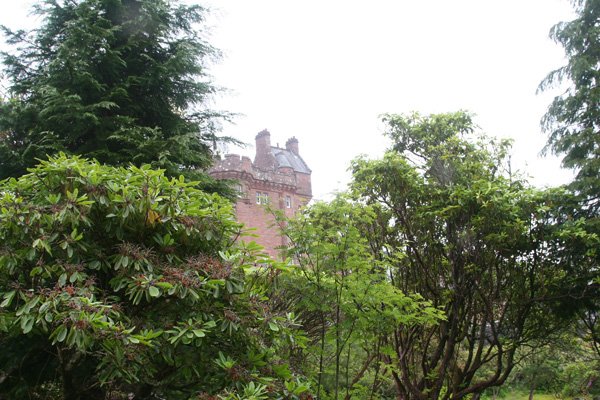 Fine views of Glenborrodale Castle throughout the gardens