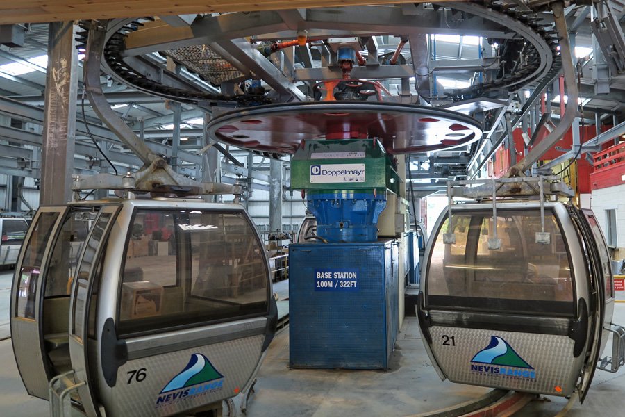Catch the gondola to the cafe at the top to start the great glen scenic chair ride