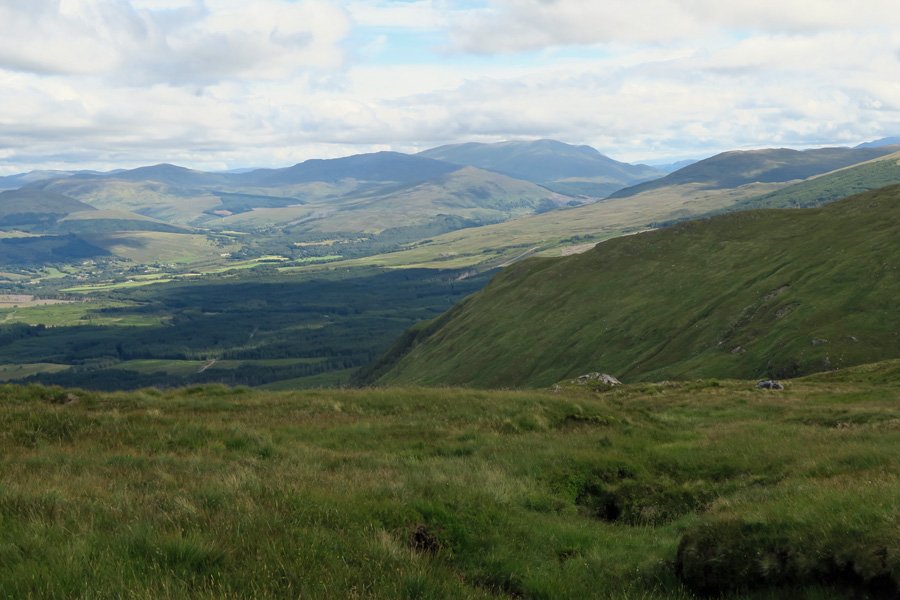 A view from the end of The Great Glen Scenic Chair Ride
