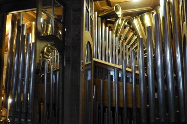 Orchestrion in Kinloch Castle - simulates a 40 piece orchestra