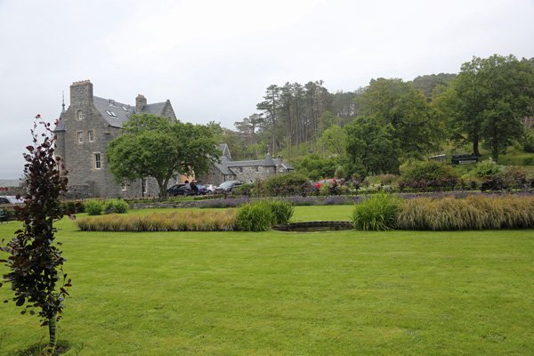 The formal garden at Roshven House