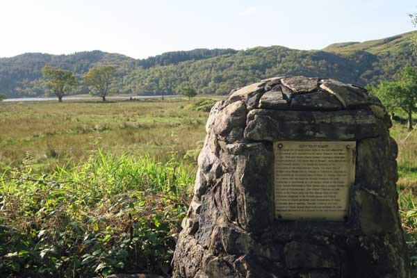 The 1745 Association Plaque for The Seven Men of Moidart