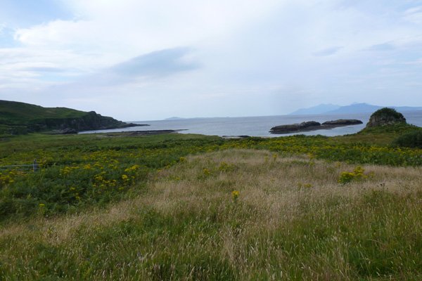 Looking across to Swordle Bay