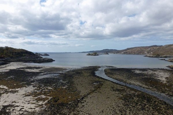 Views of Loch nan Uamh, a site of sea battles and Jacobite history..