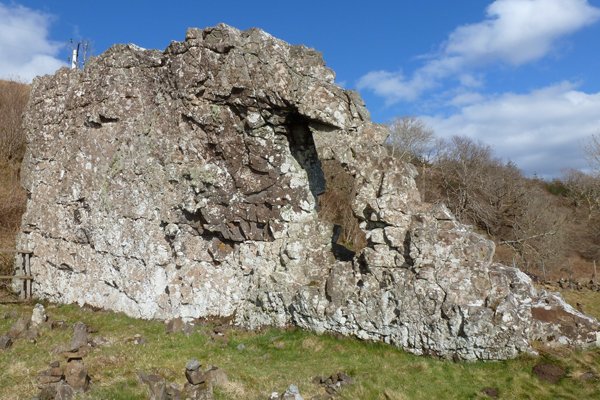 Good view of the igneous intrusion