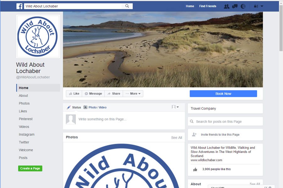 Wild About Lochaber on Facebook