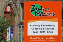 Three Wise Monkeys Climbing in Fort William