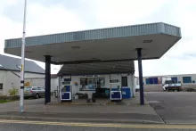 Johnston Bros Filling Station at Mallaig