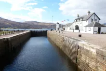 Corpach Sea Loch on the Caledonian Canal