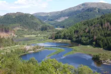 The River Polloch from the first viewpoint