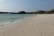 The silvery sands of Port nam Murrach