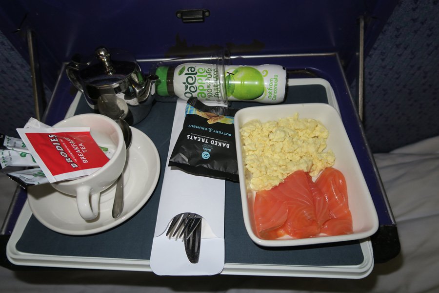 The Caledonian Sleeper - smoked salmon and scrambled eggs