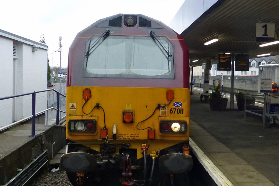 The Caledonian Sleeper - Fort William in the morning