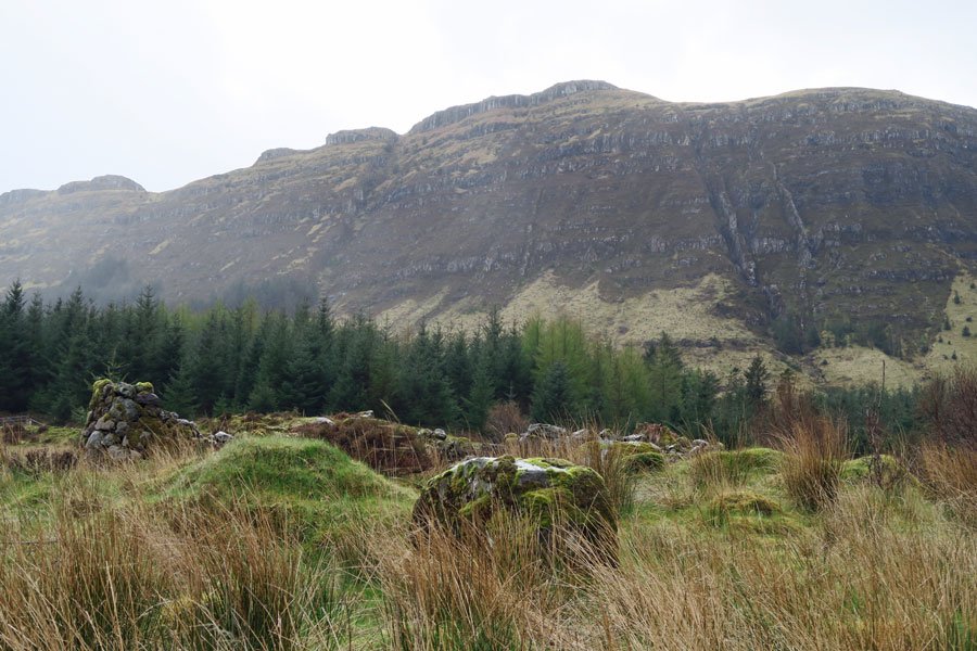 Aoineadh Mor - watch out for golden eagles on the ridge line