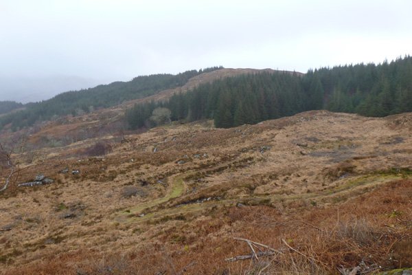 The path down from the viewpoint
