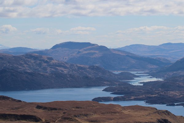The views to Loch Sunart and Loch Teacuis