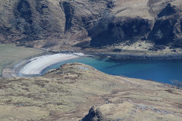 Views to Camus Nan Geall from the top of Ben Hiant