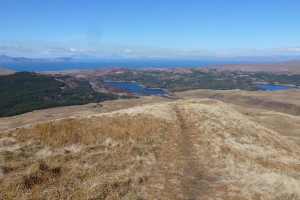 Fine views to The Small Isles and Skye