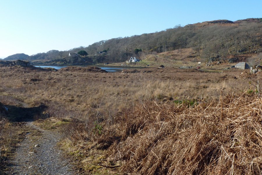 Looking back towards the headland Rubh Aird Mhoir