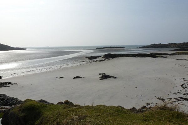 Bourblach beach at low tide