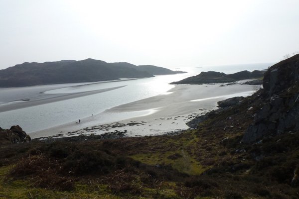 This side of the beach is generally much quieter than the southern shores