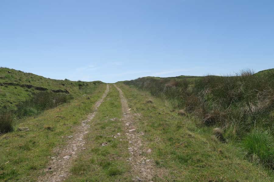 The track to Bourblaige