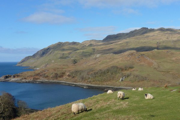 Looking over towards Ben Hiant