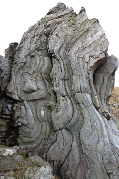 folded rock formations