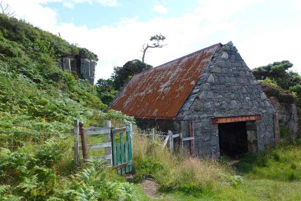 Follow the coastal path passed the old boathouse