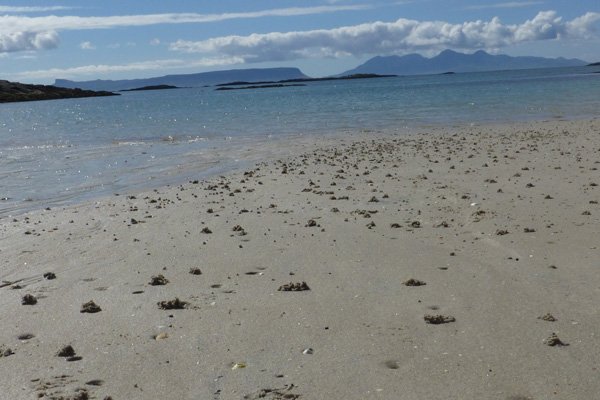 Stunning views of Eigg and Rum