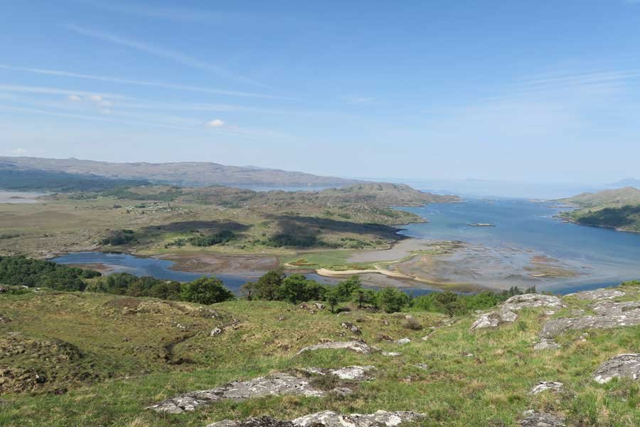 The view from Cruach nam Meann